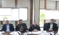 دیدار دکتر کارخانه ای سرپرست دانشگاه علوم پزشکی همدان و مهندس الوانیان رئیس سازمان مدیریت و برنامه ریزی استان