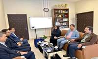 دیدار مدیران بانک رفاه استان با دکتر بابک یوسفی معاون توسعه مدیریت ومنابع دانشگاه