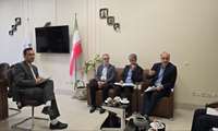 دیدار مدیر امور شعب بانک کشاورزی استان همدان با سرپرست معاونت توسعه مدیریت و منابع دانشگاه