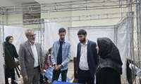 بازدید سرپرست معاونت توسعه مدیریت و منابع دانشگاه از بزرگ‌ترین اردوی جهادی درمانی غرب کشور